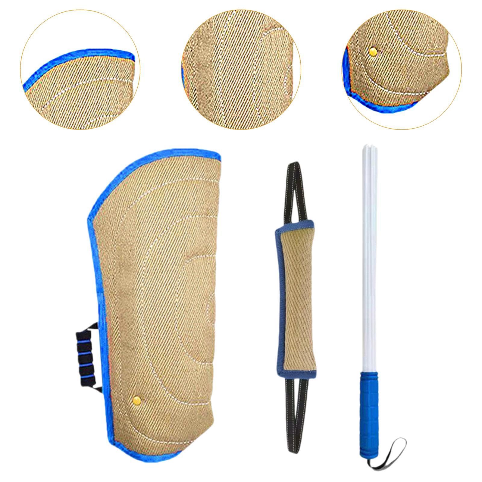 3X Set de Entrenamiento de para Perros con Brazo para, Juguete Masticable para Perros, Cojín de, Barra de Entrenamiento para PE