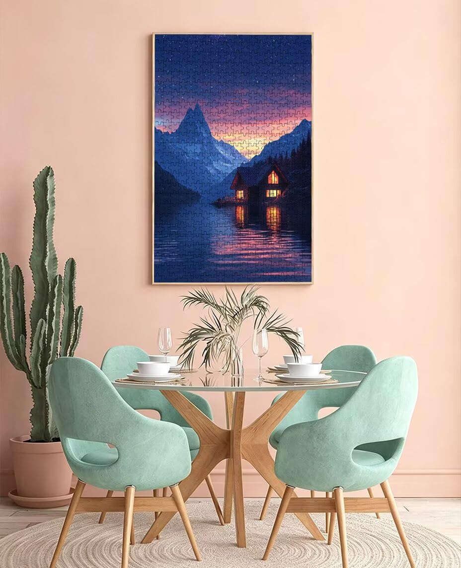 Puzzle 6000 Pezzi Vista Notturna Isola 3D Puzzle per Adulti Impegnativo, Educa Puzzles Artistico, Divertente E Stimolante Puzzles Decorativo per La Famiglia, Regalo e Decorazione Pareti BXHZW6-1010