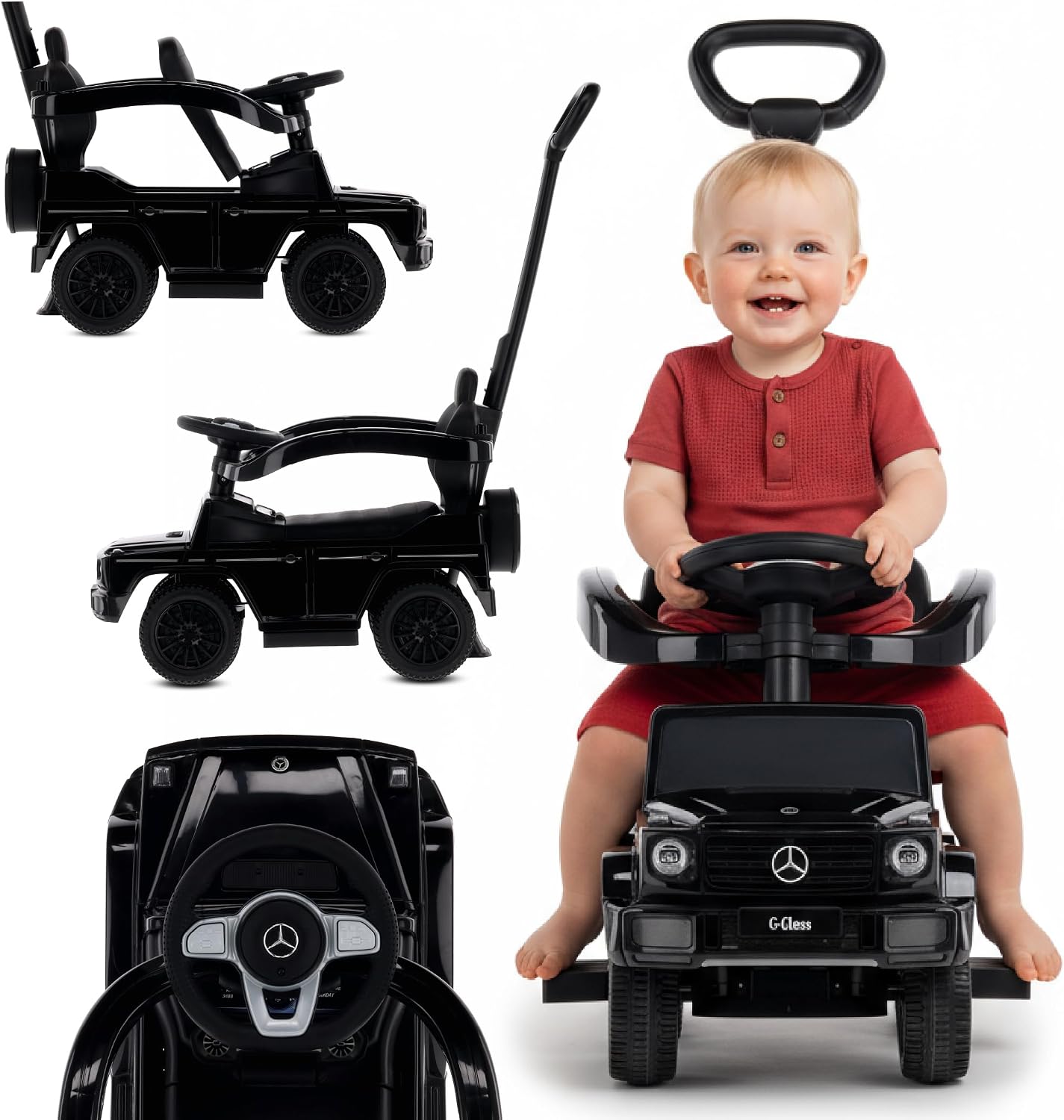 Trottinette Mercedes-Benz sous licence officielle – vue générale avant