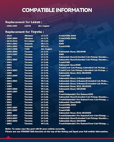 Vista 401 de KAX Espaciadores de rueda de 0.236 x 5.315 in, espaciadores de rueda centrados de 2 pulgadas y 6 lengüetas para F-15-0, Expedition, Mark LT, Negro