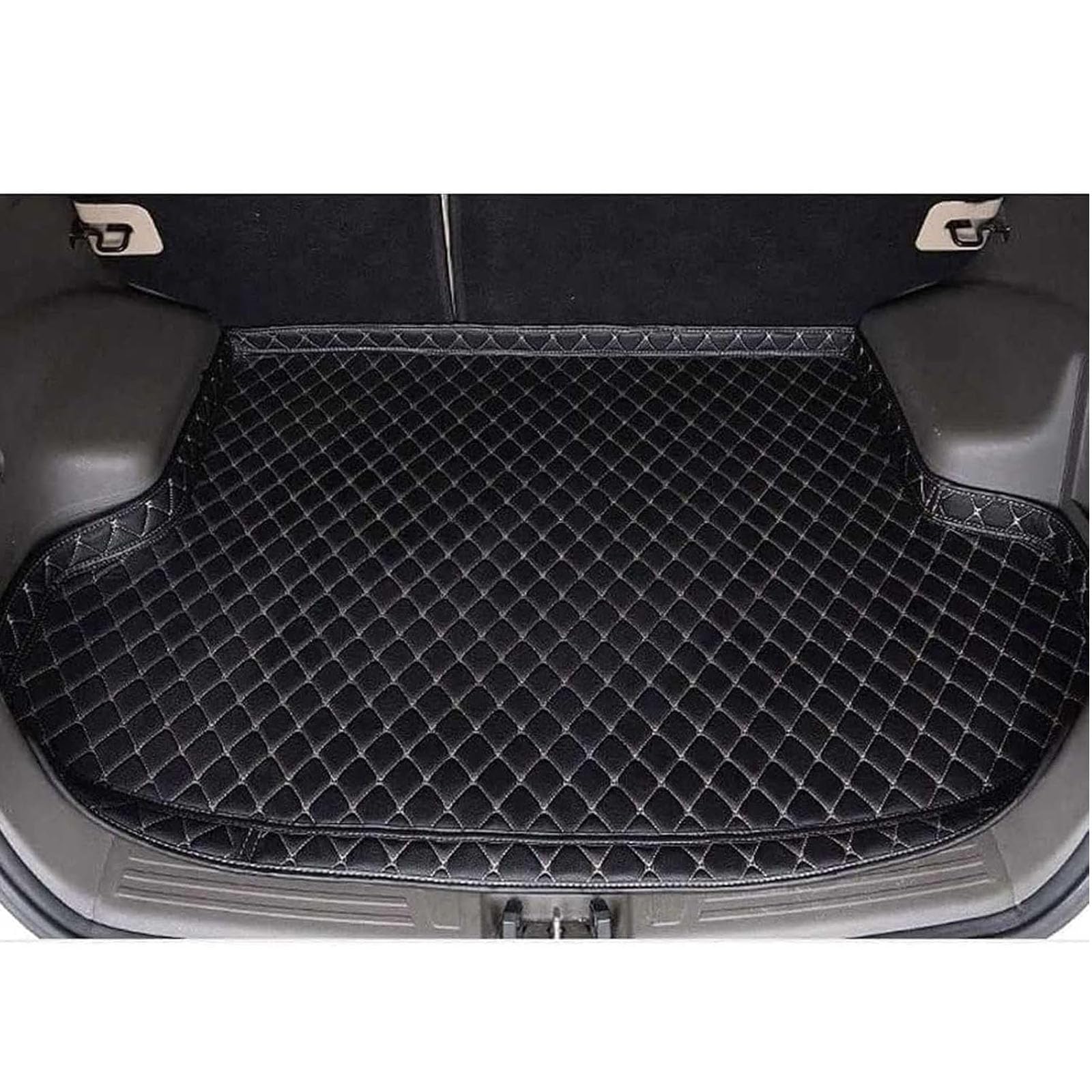 Car Boot Liner Mat For Chery Jaecoo J7 2023 2024 2025, Tailored Leather Rear Trunk Cargo Tray Liners Protector Pad,H/Black Beige2