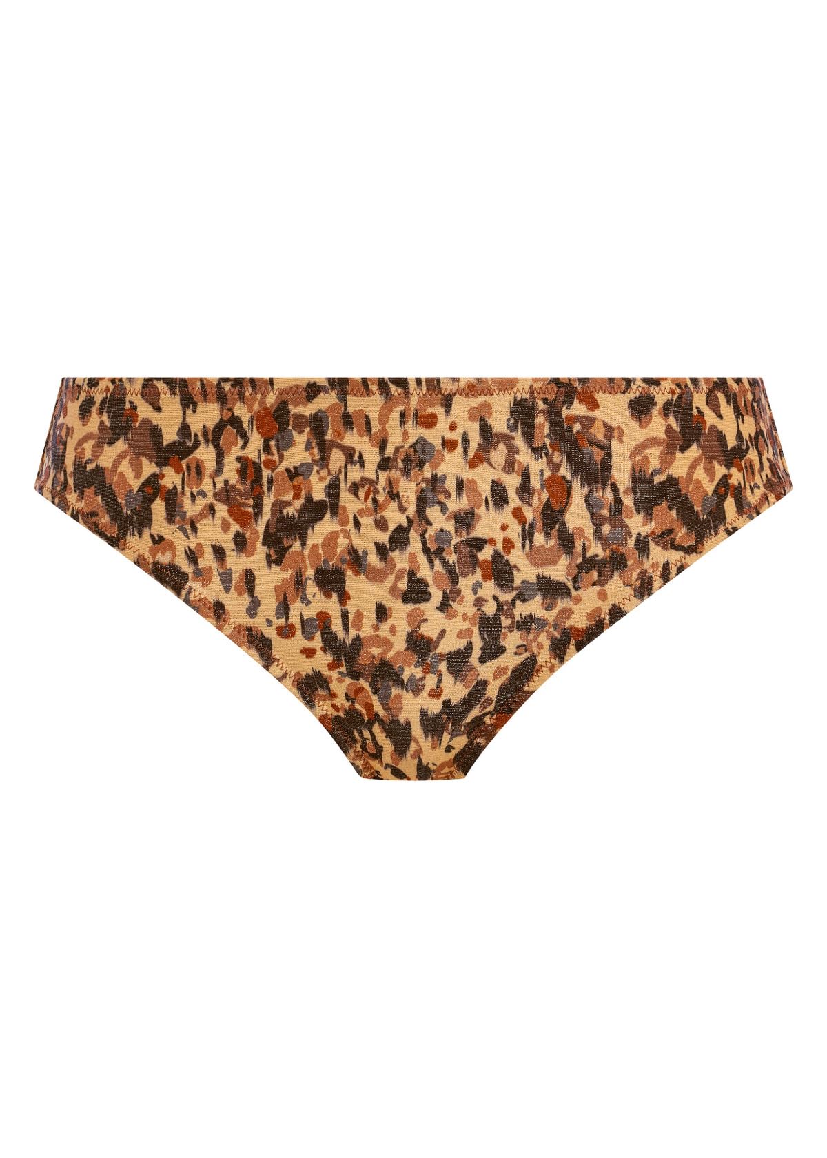 Freya Women's Brown Arizona Wave Bikini Brief In | Size: 12