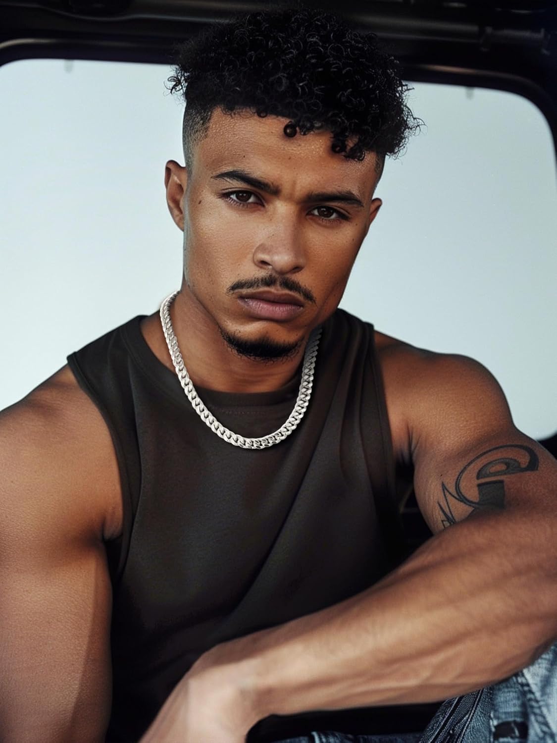 Bestyle Thick Stainless Steel Mens Cuban Link Chain, Black/Gold Chain for Men, No Tarnish & Durable Men Chain Necklace, 5/7/9/12mm Wide, 18"-30" Long, Gift Package - Image 7