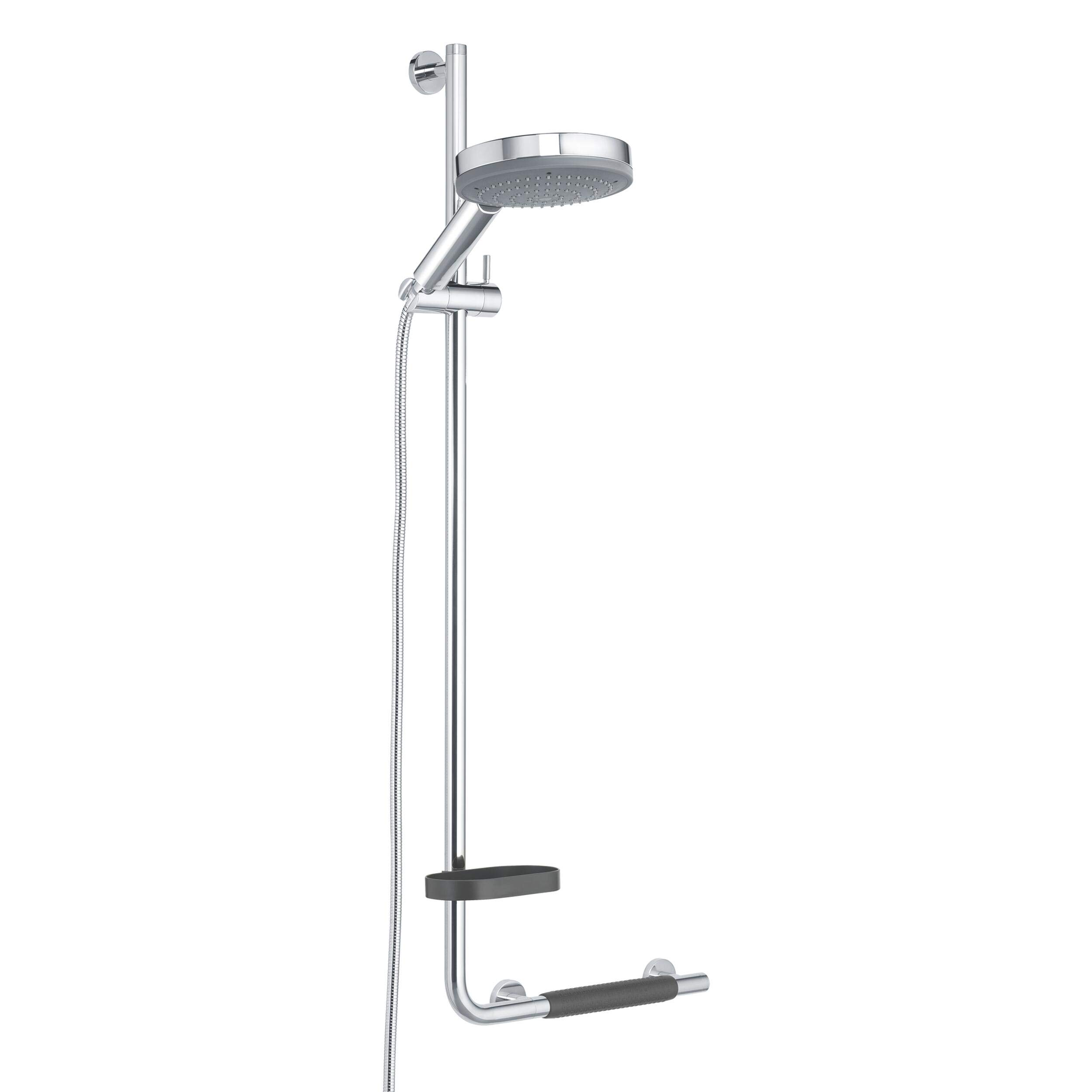 TIGER Boston Comfort & Safety Maniglione di Sicurezza, Acciaio (Inox Lucidato), 45,3 x 114 x 7,7 cm