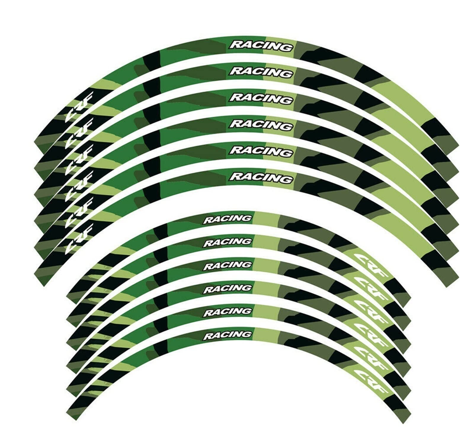 Autocollant jante pour CRF 250L RALLY stickers vert