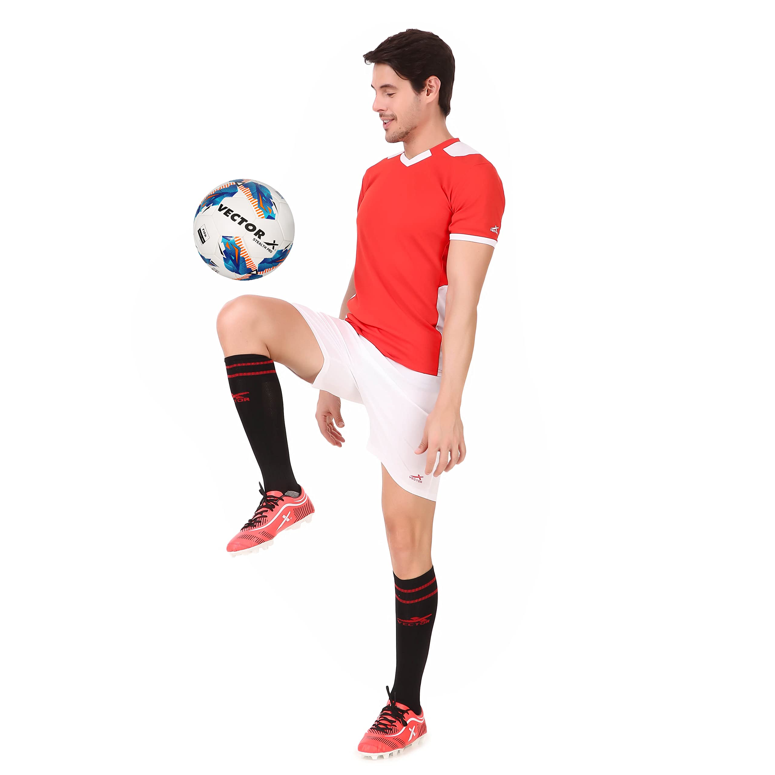 Vector-X OSS-146 Soccer Jersey Set (Red) 4