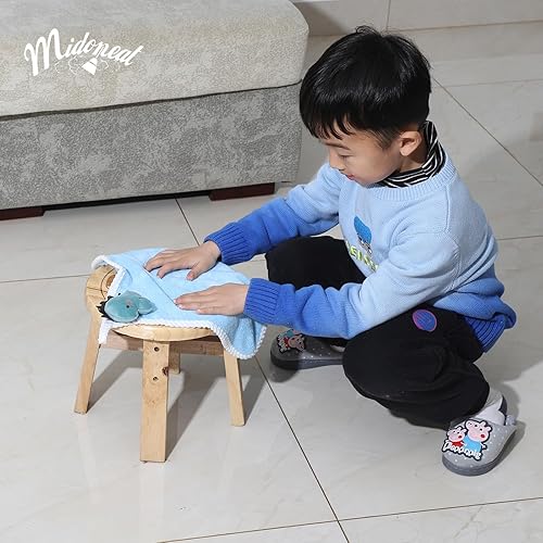 Miniatura 8 de Juego de juguetes de limpieza para niños, mini escoba, trapeador y recogedor, juego de ayuda para la limpieza del hogar para niños de 1 a 5 años, 6