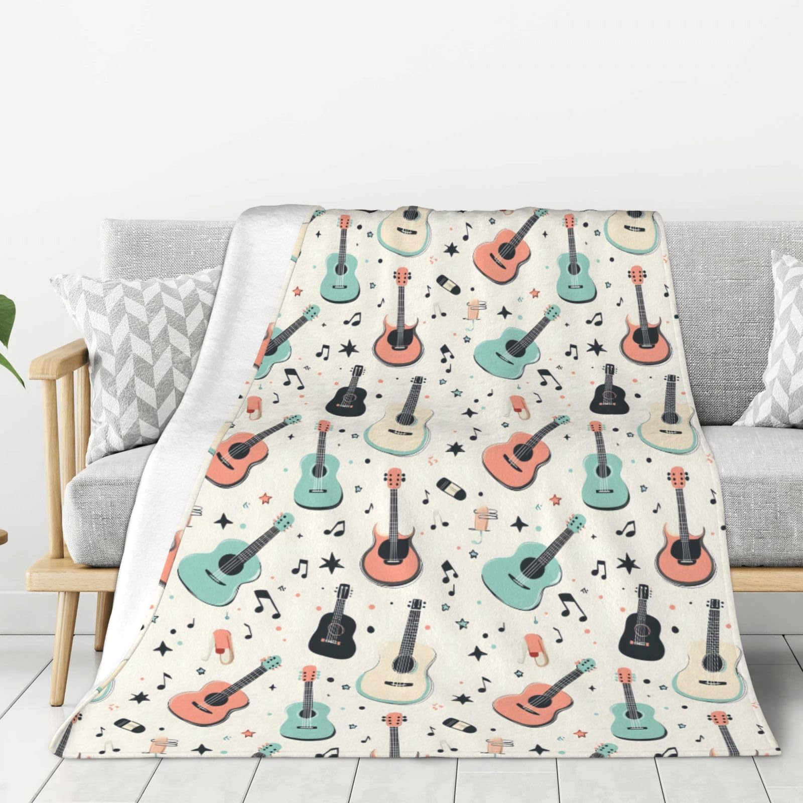Couverture flanelle legere et confortable lit 127x152cm
