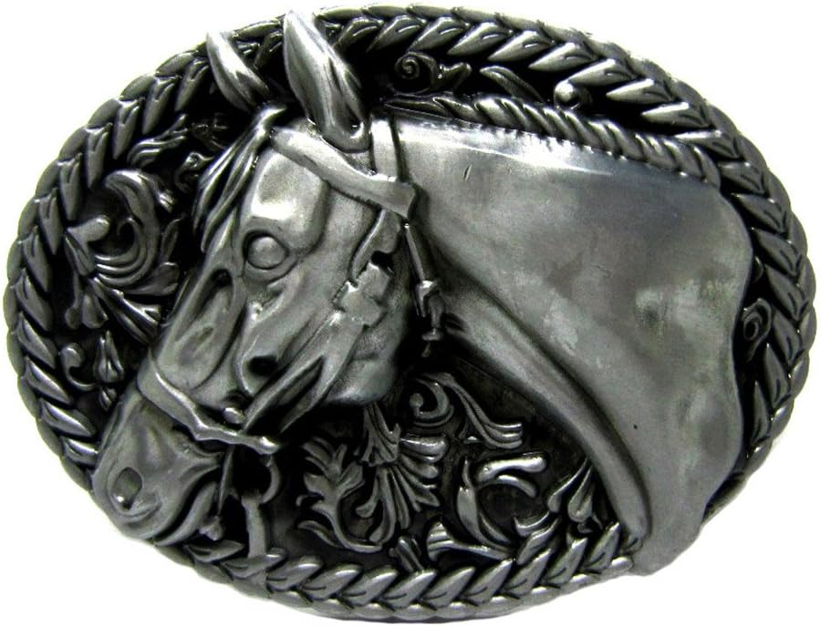 PANCY Horse Head Cowgirl Rodeo Western Cowboy Novelty Belt Buckles for Men
