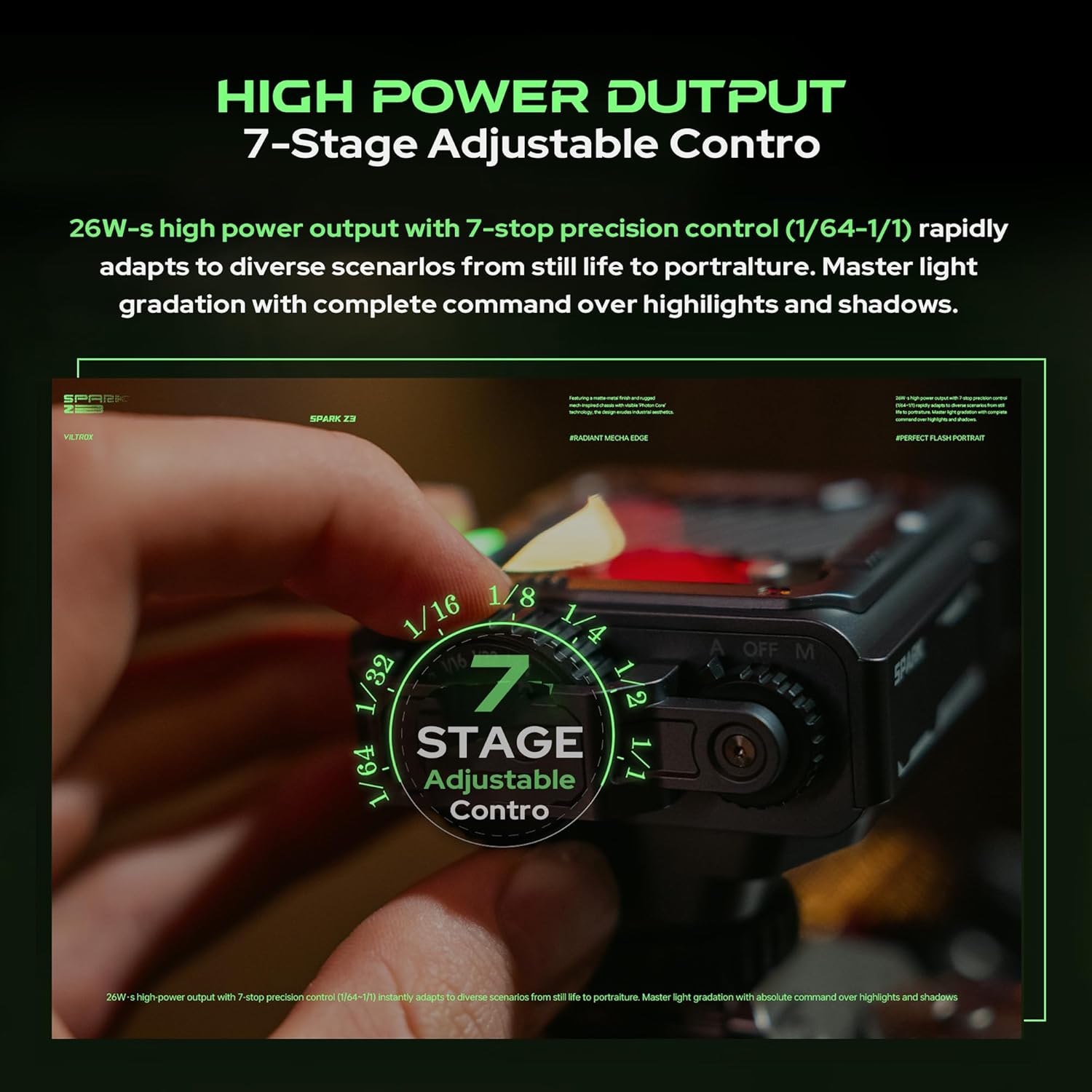 VILTROX Spark Z3-F side view ڪنٽرول سان