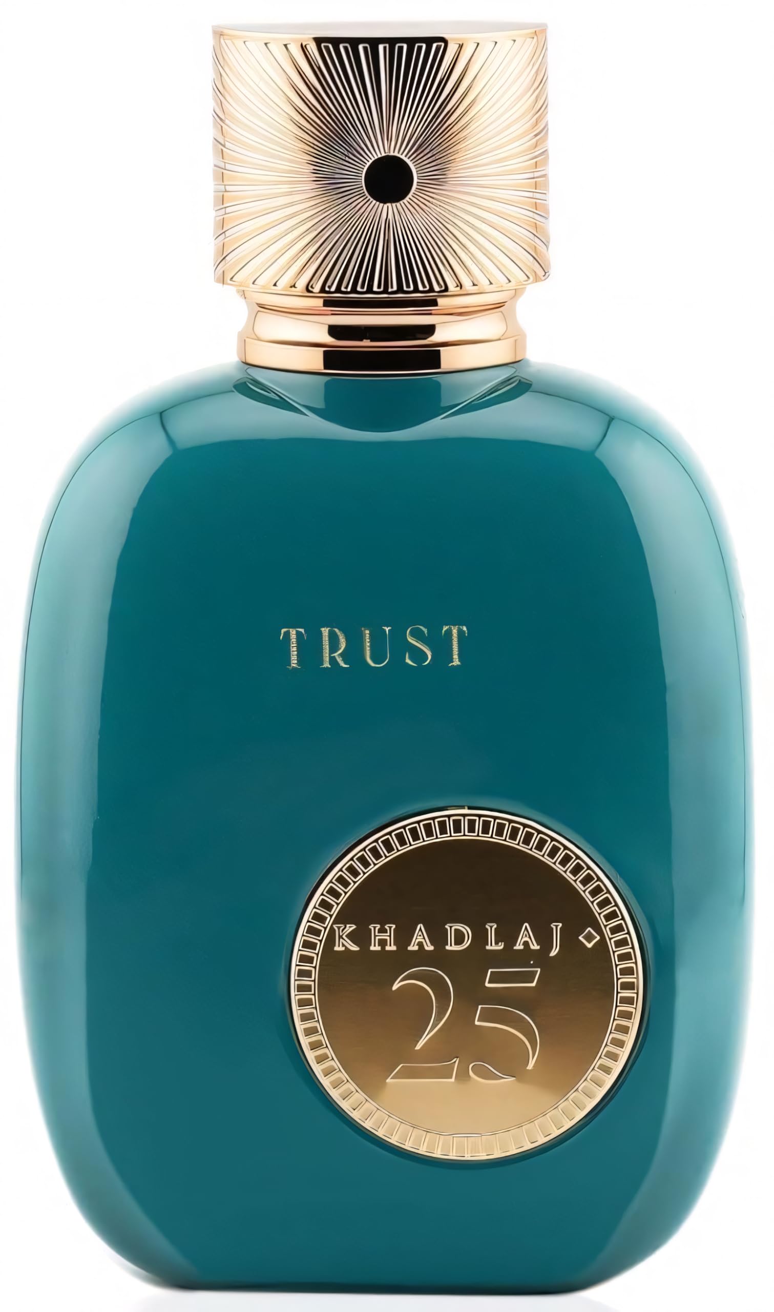 Khadlaj 25 Trust 100ml Eau de Parfum by Khadlaj Perfumes with Bergamot Vanilla Pistachio Jasmine Raspberry Caramel Tonka Sandalwood & Musk – A Timeless Scent Celebrating 25 Years of Excellence