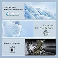 Vista 4 de KastKing Agies - Polaina para el cuello, máscara facial de pesca, protección solar UV, transpirable, de secado rápido, polainas de cuello