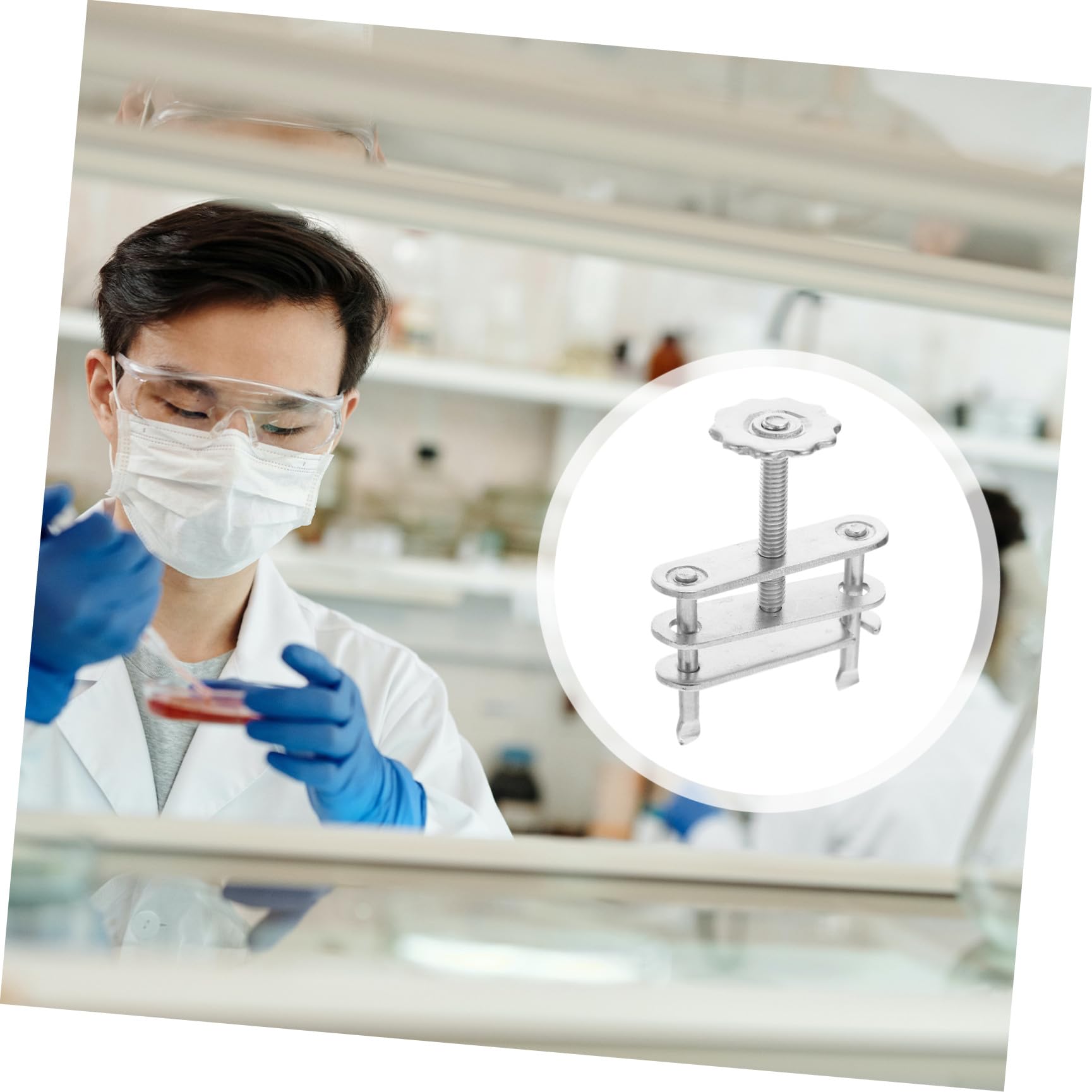 10 Stück Schlauchklemmen aus Metall mit Verstellbarer Durchflussregelung Kompakte Rohrzwingen für Chemische Experimente und Laborunterricht
