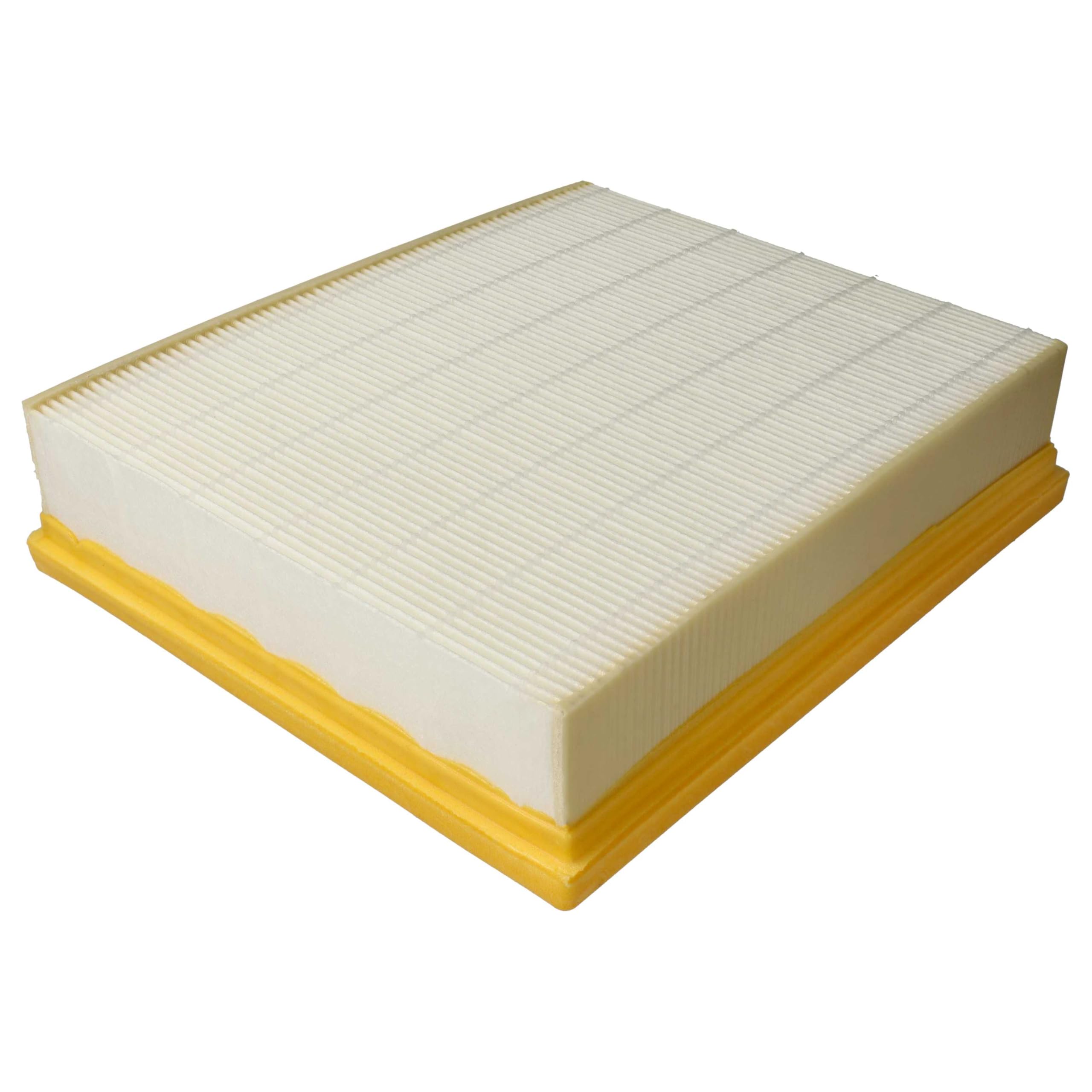 Vhbw Filtro A Pieghe Piatte Di Ricambio Per Aspiratore Parkside PNTS 30/8 E - Nero/Bianco
