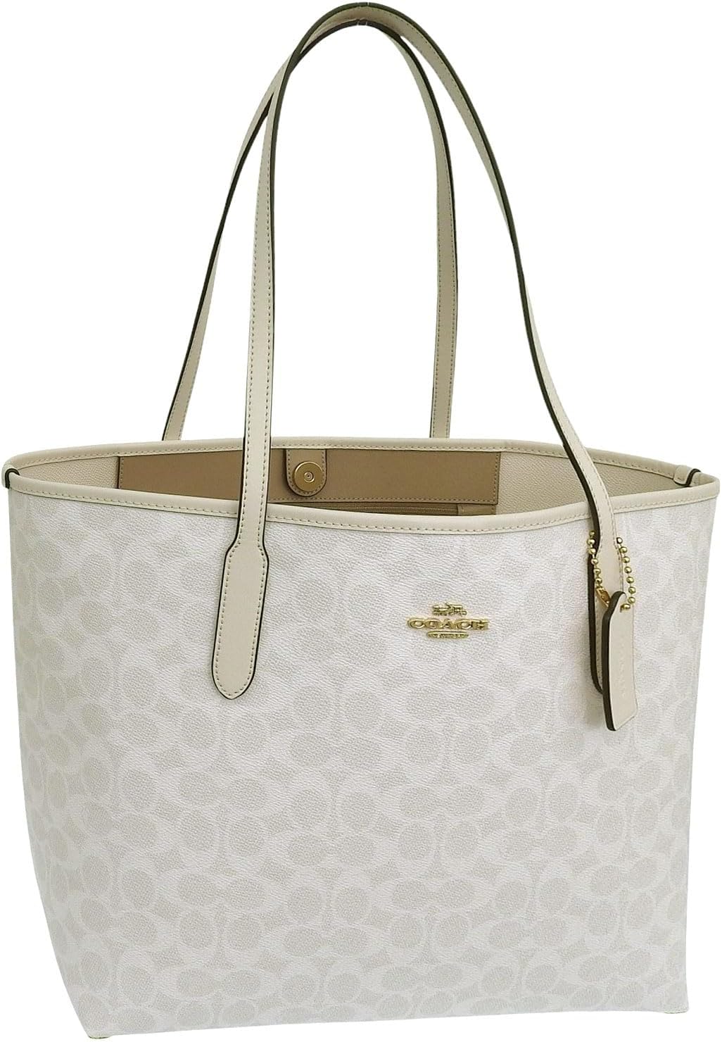 コーチ COACH シグネチャー トートバッグ 白 ホワイト コーチ COACH