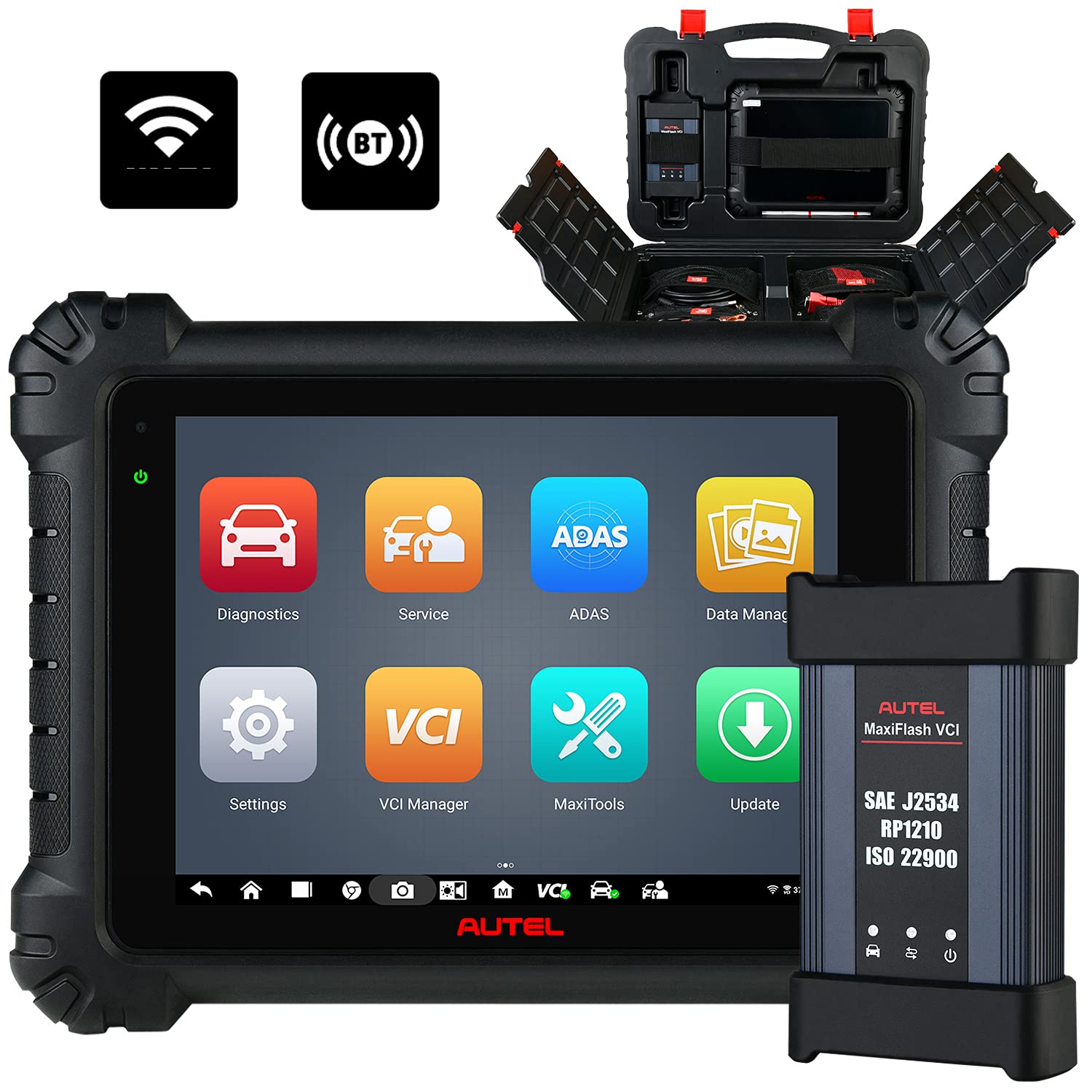 Autel MaxiSys MS909, Bi-Drectional Control Intelligent Car Diagnostic Scanner, with MaxiFlash VCI J2