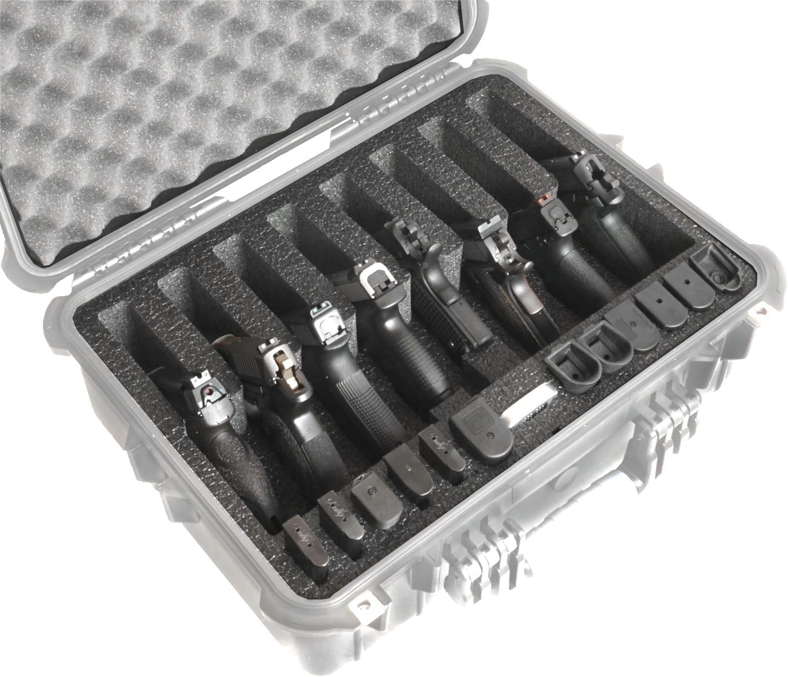 Case Club Foam Only to Fit Apache 4800 (Harbor Freight) - 8 Pistol Foam Set