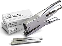 Officemate Classic Plier Stapler Bundle with 10,000 Staples - Durable All-Metal Heavy Duty Stapler for Cardboard, Crafts & Envelopes (97768)