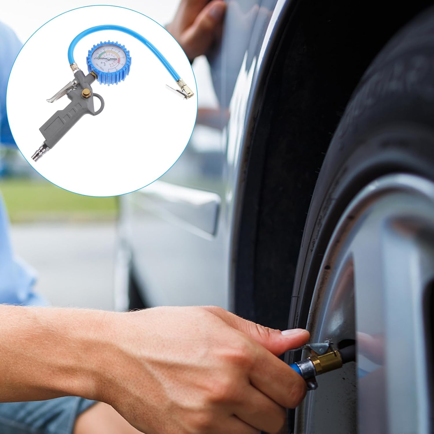 Tire Pressure Gauge Digital Tire Pressure Tool Car Tyre Precise Detection