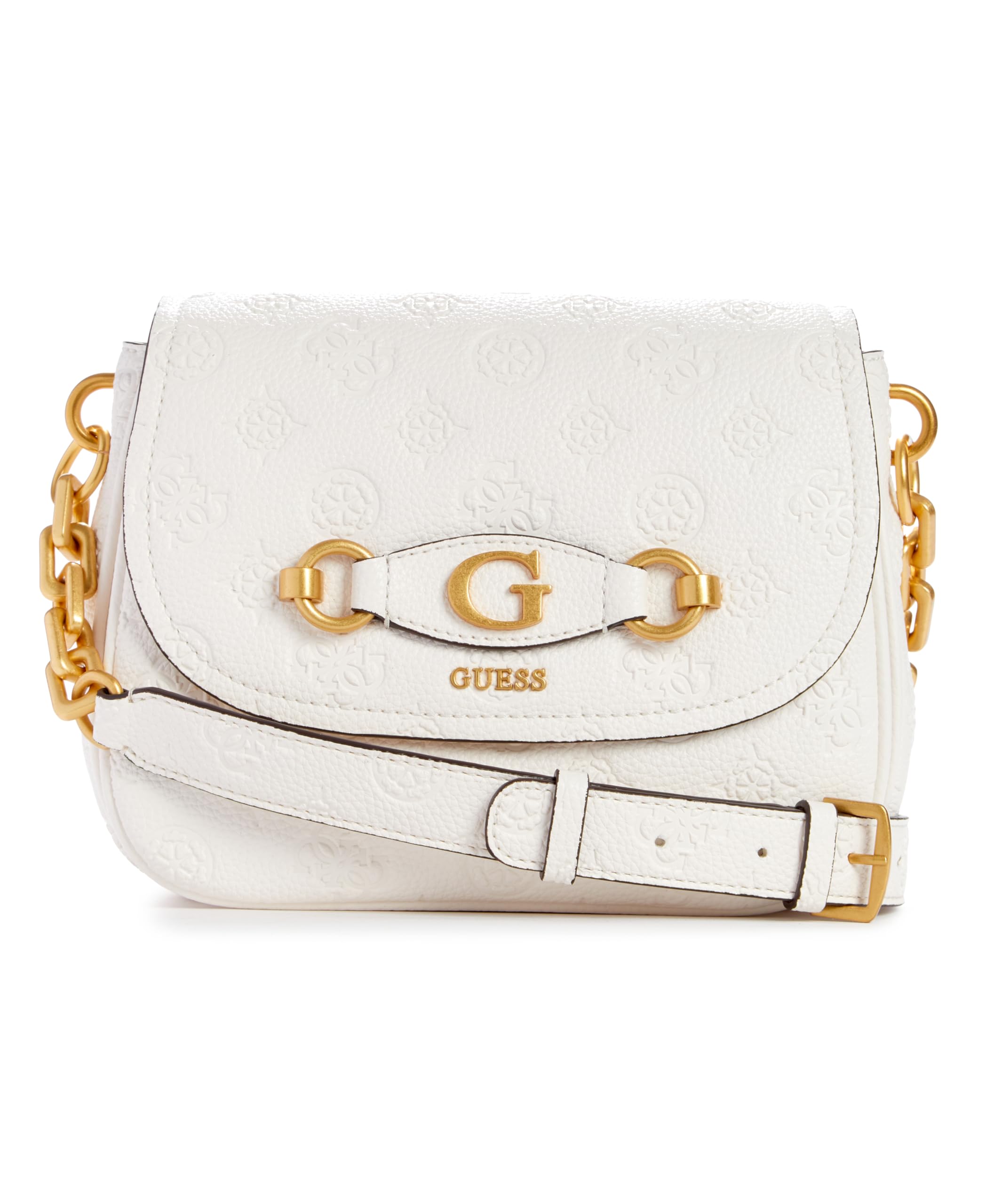 GUESSWomens Izzy Peony Flap Crossbody Handbag (pack of 1)