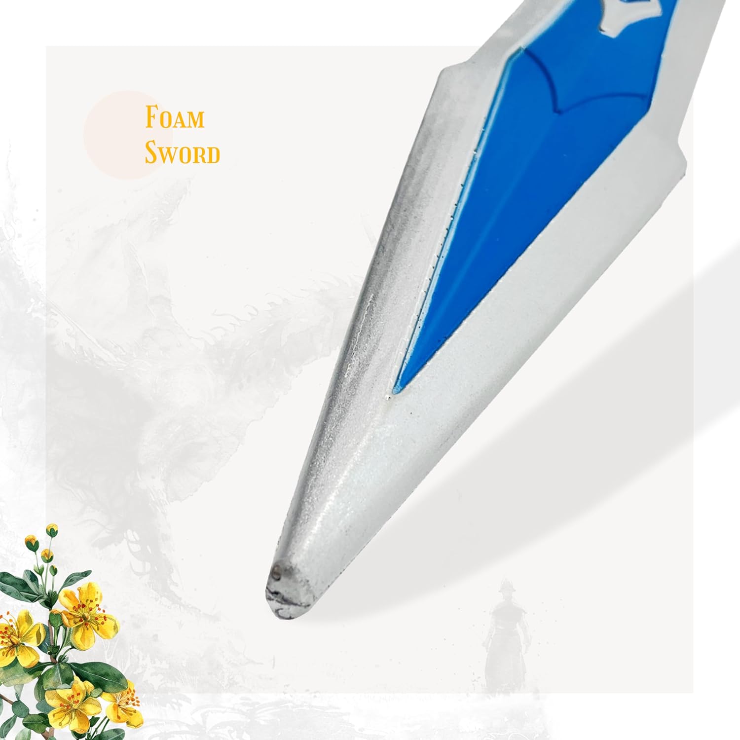 Durable Foam Sword for Cosplay Costume Accessories - LARP Sword - Collectible Foam Swords for Anime Lovers and Prop Sword Collectors