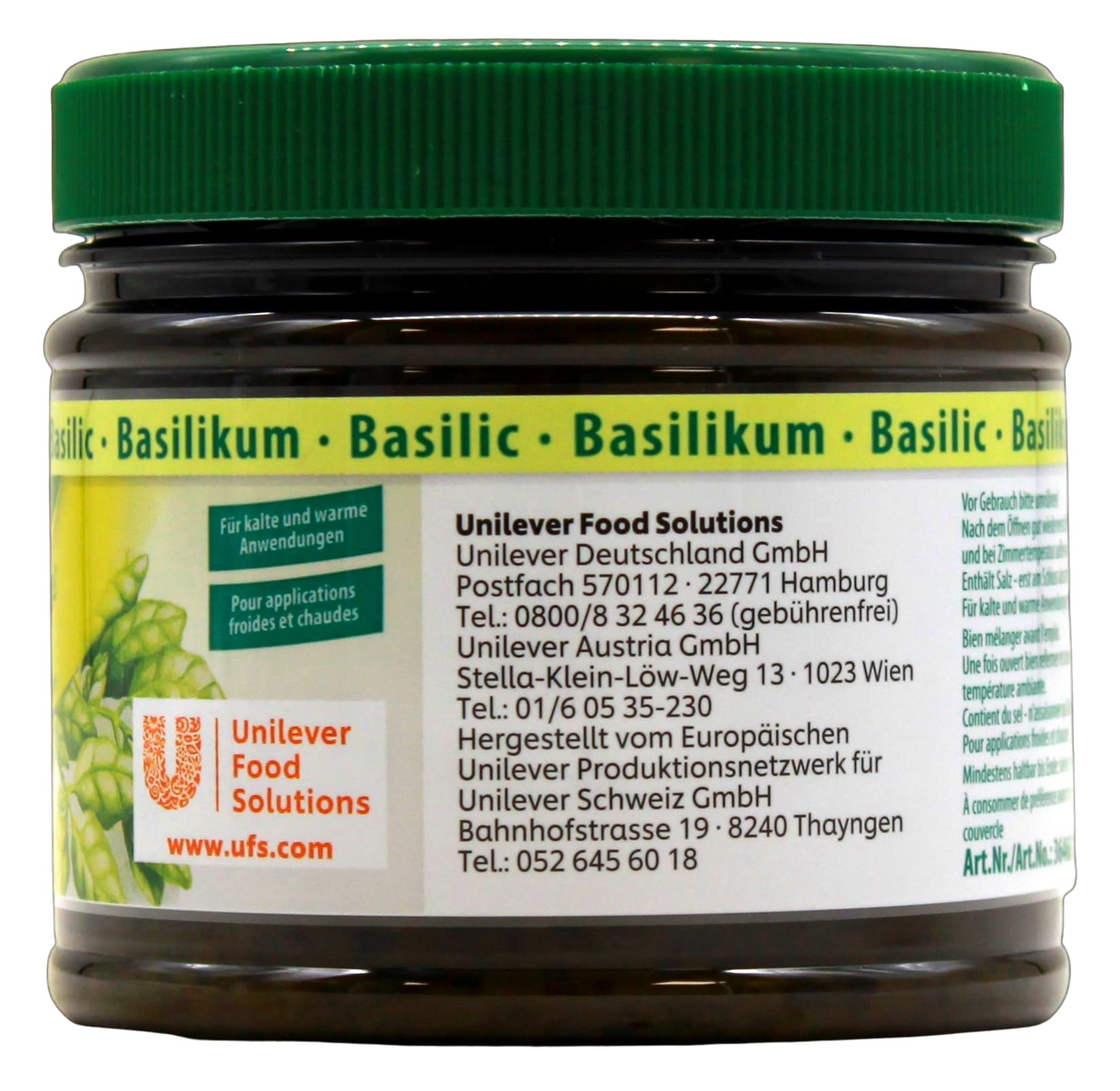 Knorr Mise en place Basilikum Kräuterpaste, (2 x 340g)