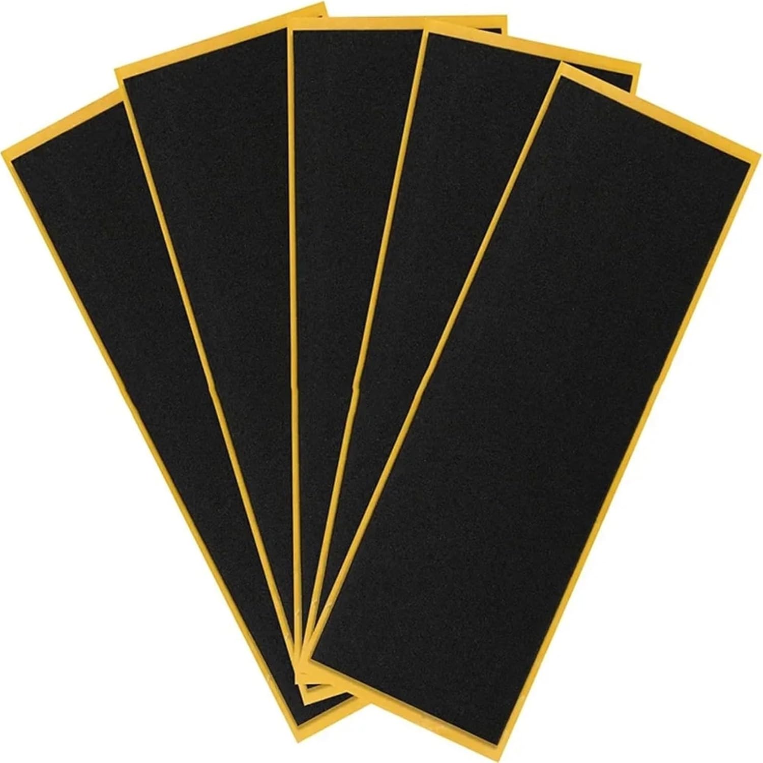 Foam Grip Tape for Fingerboards 50 Pcs Foam Grip Tapes for Finger Skateboard Anti-Slip Wooden Fingerboard Deck Adhesive Tape Stickers Black Mat