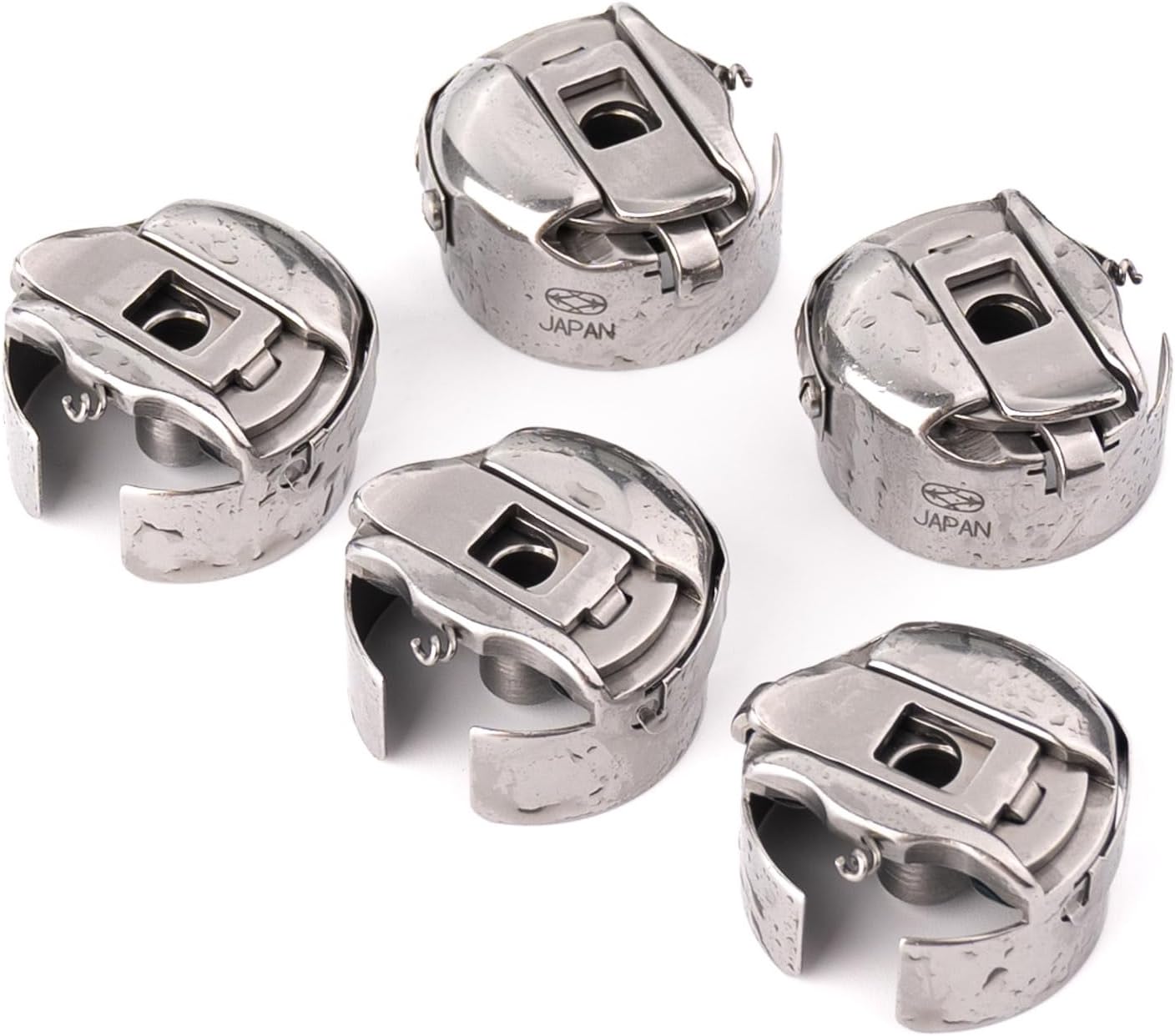 5Pcs Original Japan Koban #SC35-NS #KF221020 Standard Bobbin Case for ZSK TAJIMA BARUDAN Chinese Embroidery Machine L Style 21.2MM