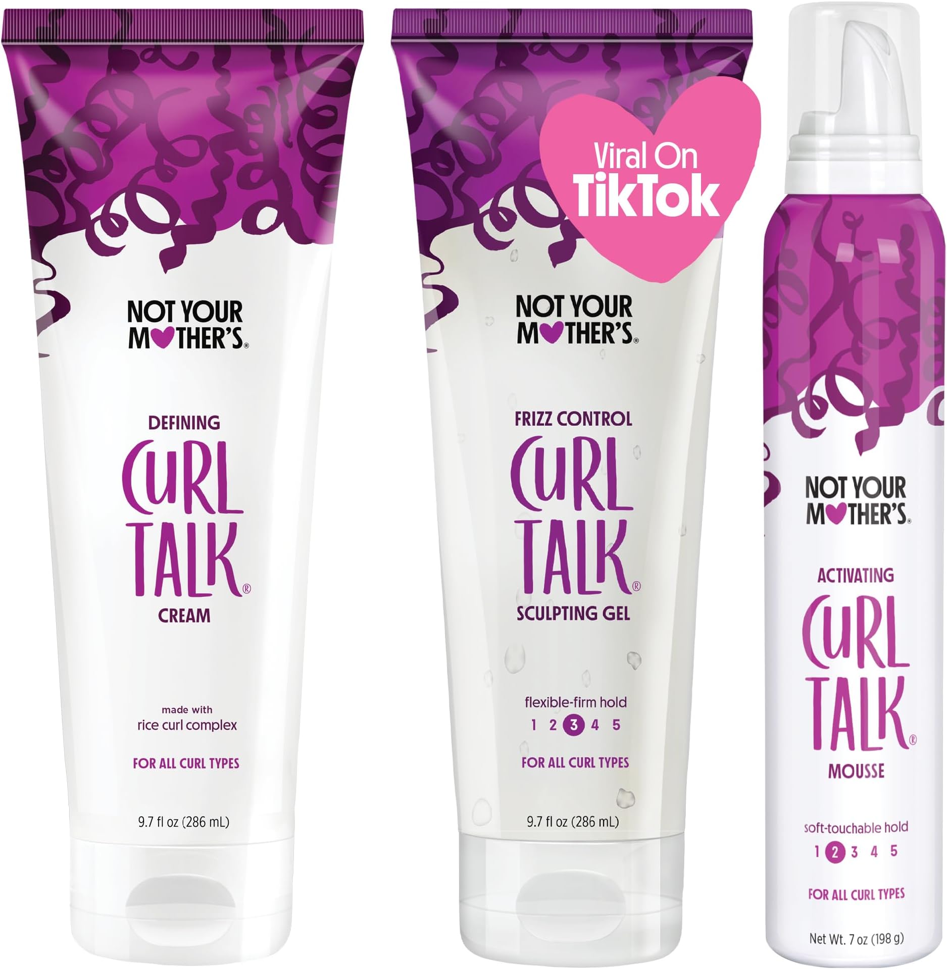 Amazon.com: Not Your Mother's Curl Talk Defining Cream, Frizz Control ...
