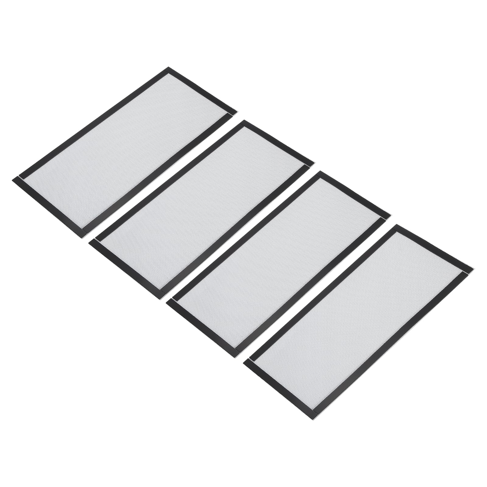 Grille d'aération magnétique uxcell lot de 4 plaques d'obturation hermétiques blanches