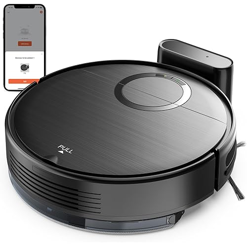 Robot Vacuum and Mop Combo, 2 in 1 Mopping Robotic Vacuum Cleaner with Schedule, Wi-Fi/App/Remote, Max Suction 2000Pa, Self-Charging, Slim, Ideal for Hard Floor, Pet Hair, Low-Pile Carpet