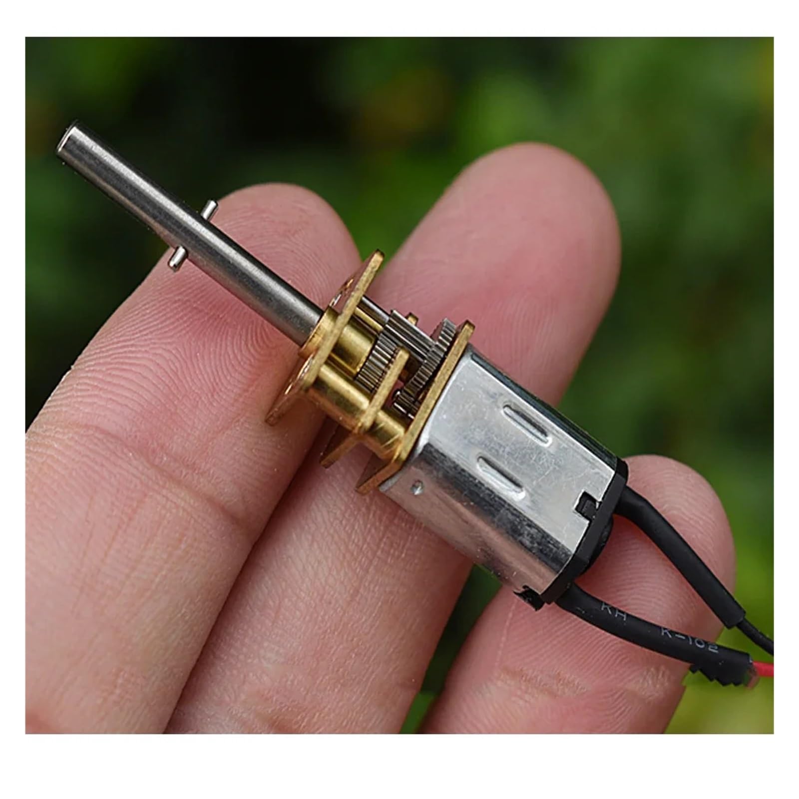 AARTERZZA 12mm N20 Gear Electronic Starter DC 3V 5V 6V 900RPM High Speed Gear Reduction Electronic Starter 23mm Long Shaft Ratio 1:10 Full Metal Gearbox