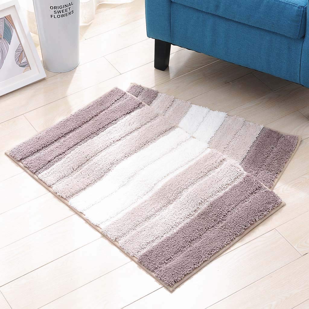 Tapis de bain antidérapant absorbant et moelleux pour douche et sol 50x80cm