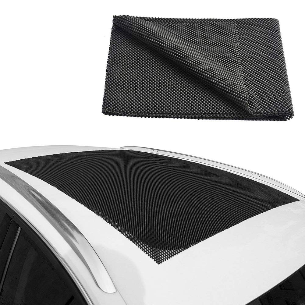 HitTime Car Roof Cargo Protective Mat AntiSlip Rooftop Rack Bag Pad Work with Roof Rack