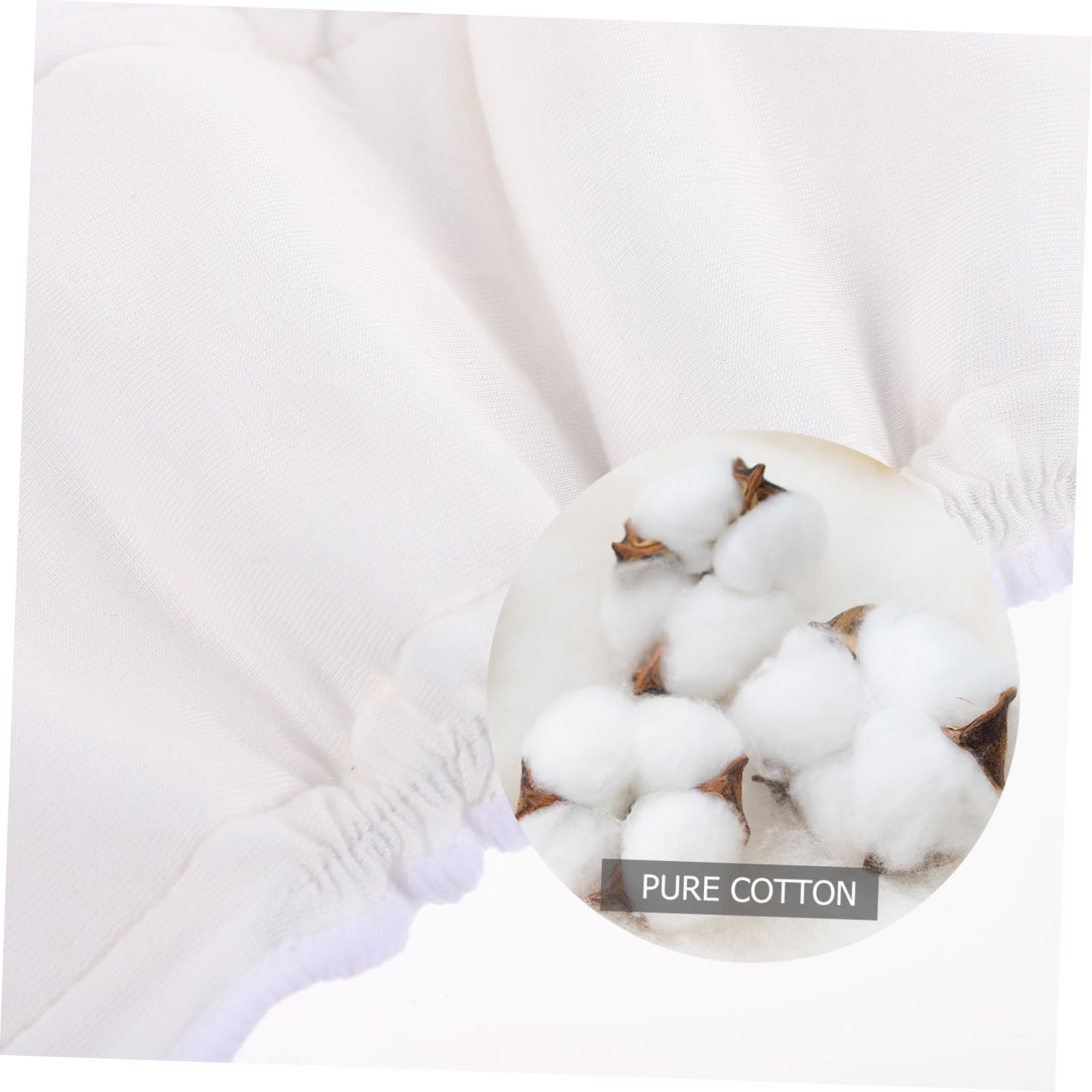 Sosoport 6piezas Pañal Reutilizable Forro De Bambú Insertos De Natural Cómodo y Duradero Absorbente y Lavable