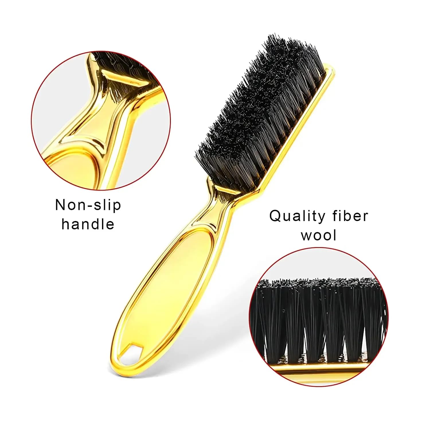 Barbers Manual Razor Beard Brush Set Men Straight Edge Depilation Razor Salon Haircut Beard Eyebrow Shaving Tools with 10 Blade
