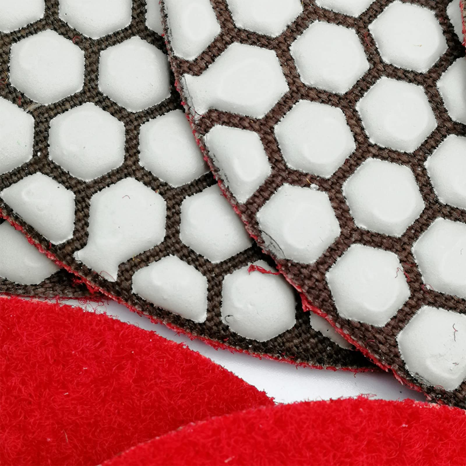 Almohadillas pulidoras de diamante, 4 piezas de almohadillas de pulido en seco de 125 mm n.º 400, diámetro de 5 pulgadas, unión de resina, disco de pulido flexible de diamante for granito, mármol y ce