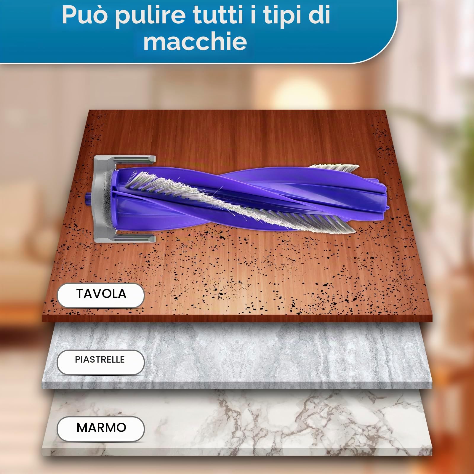 Confezione da 14 pezzi di ricambio Flow compatibili con robot aspirapolvere Narwal Flow, 1 spazzola a rullo, 1 mocio a pista, 4 spazzole laterali, 4 filtri HEPA, 4 sacchetti per la polvere, kit di