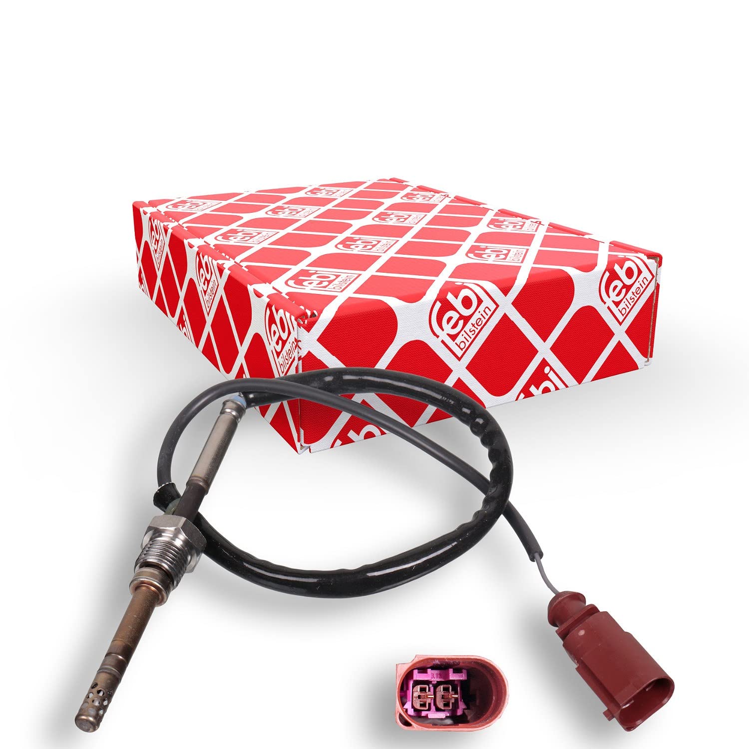FEBI BILSTEIN Sensore, Temperatura gas scarico 100851 | Compatibile con: AUDI A4 Allroad B8, A4 B8, A4 B8 Avant, A5, A5 Cabriolet, A5 Sportback, A6 Allroad C7, A6 C7, A6 C7 Avant