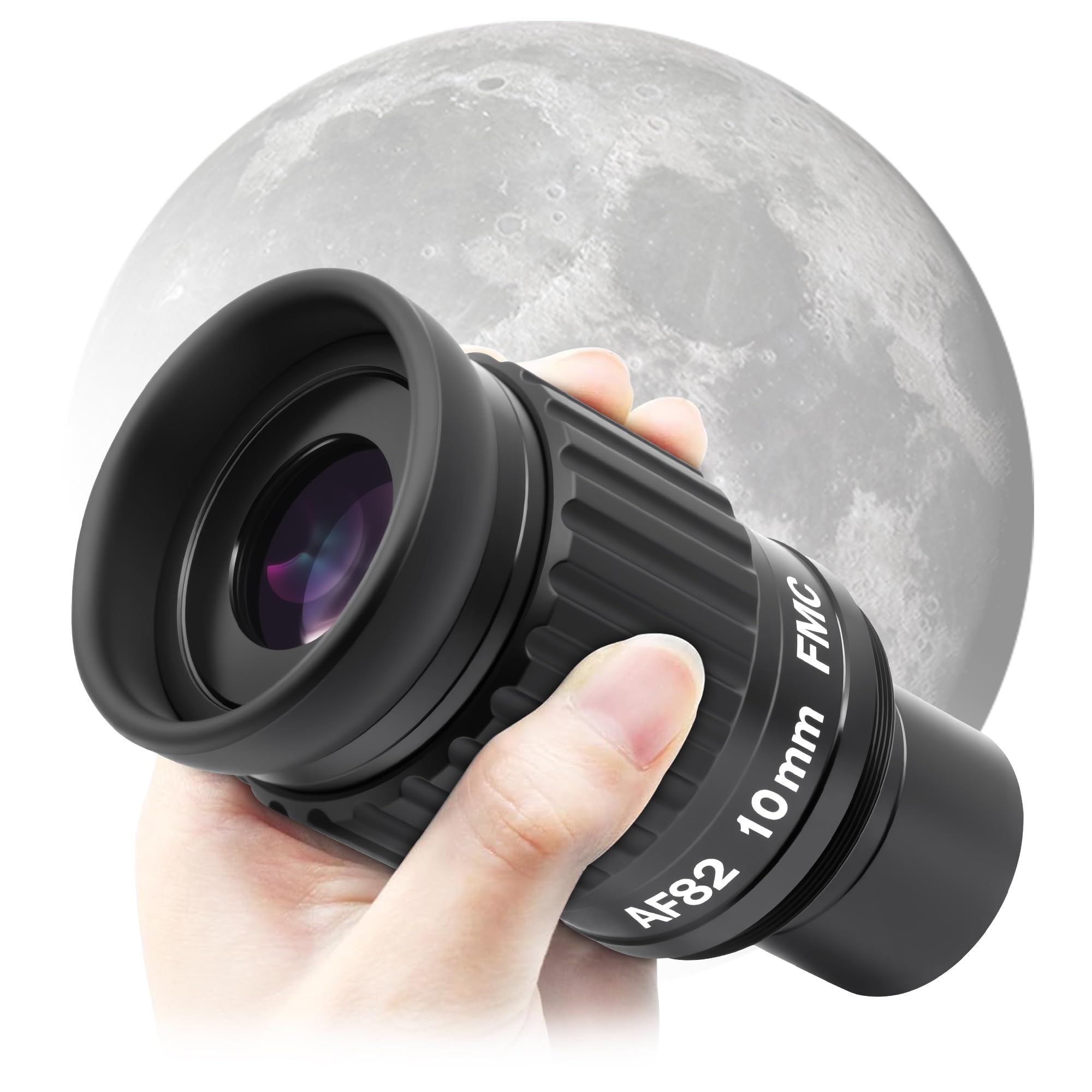 Astromania Telescope Eyepiece 1.25 Inches, 10mm Ultra Wide Angle Eyepiece with Filter Thread & Multi-Coating, 82 Degree Waterproof & Fogproof UWA