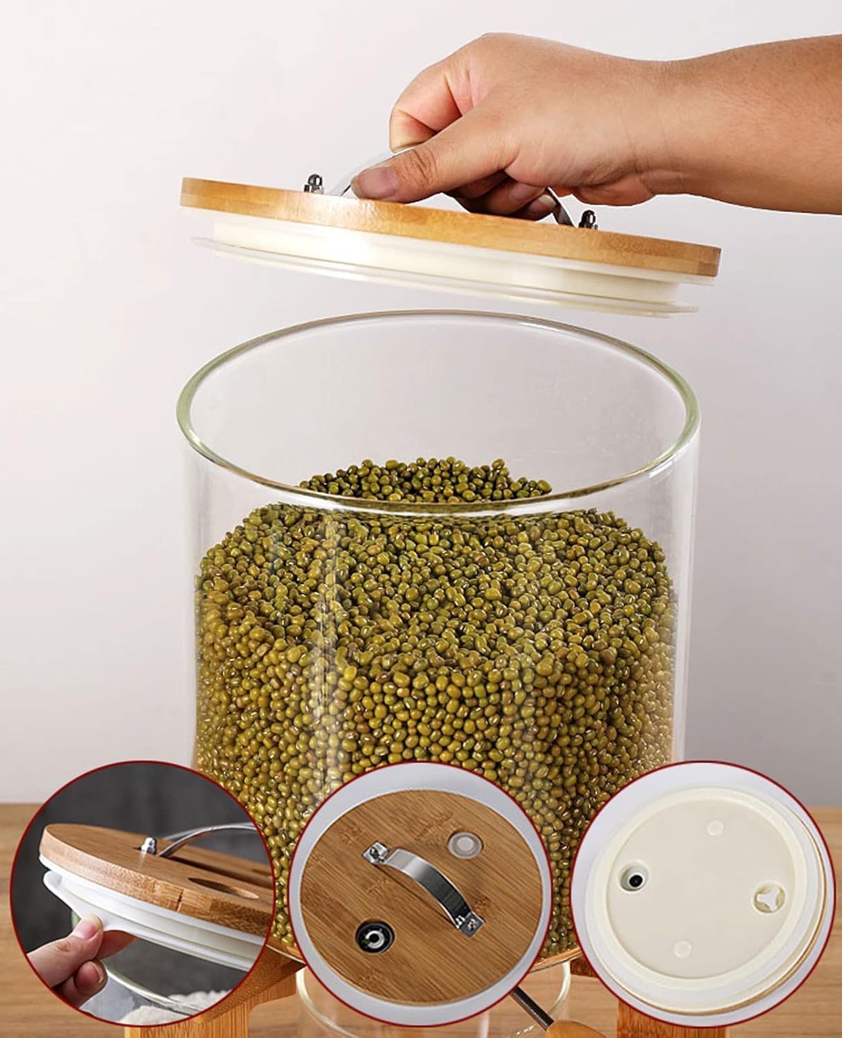 Amazon｜otoye 米びつ 密閉防湿 ライスディ斯ペンサー米びつ