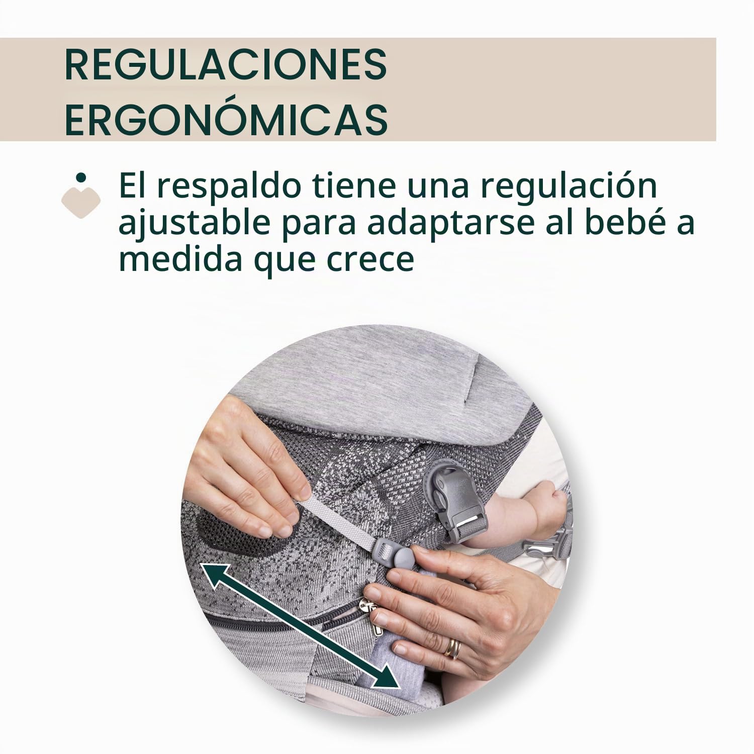 Chicco Airy Hip Fit Mochila Ergonómica 3-en-1,Tejido Transpirable, Soporte Base Extraíble para Distribución del Peso, Múltiples Posiciones: Frente a la Madre, Frente al Mundo y Mochila, 0-15 kg