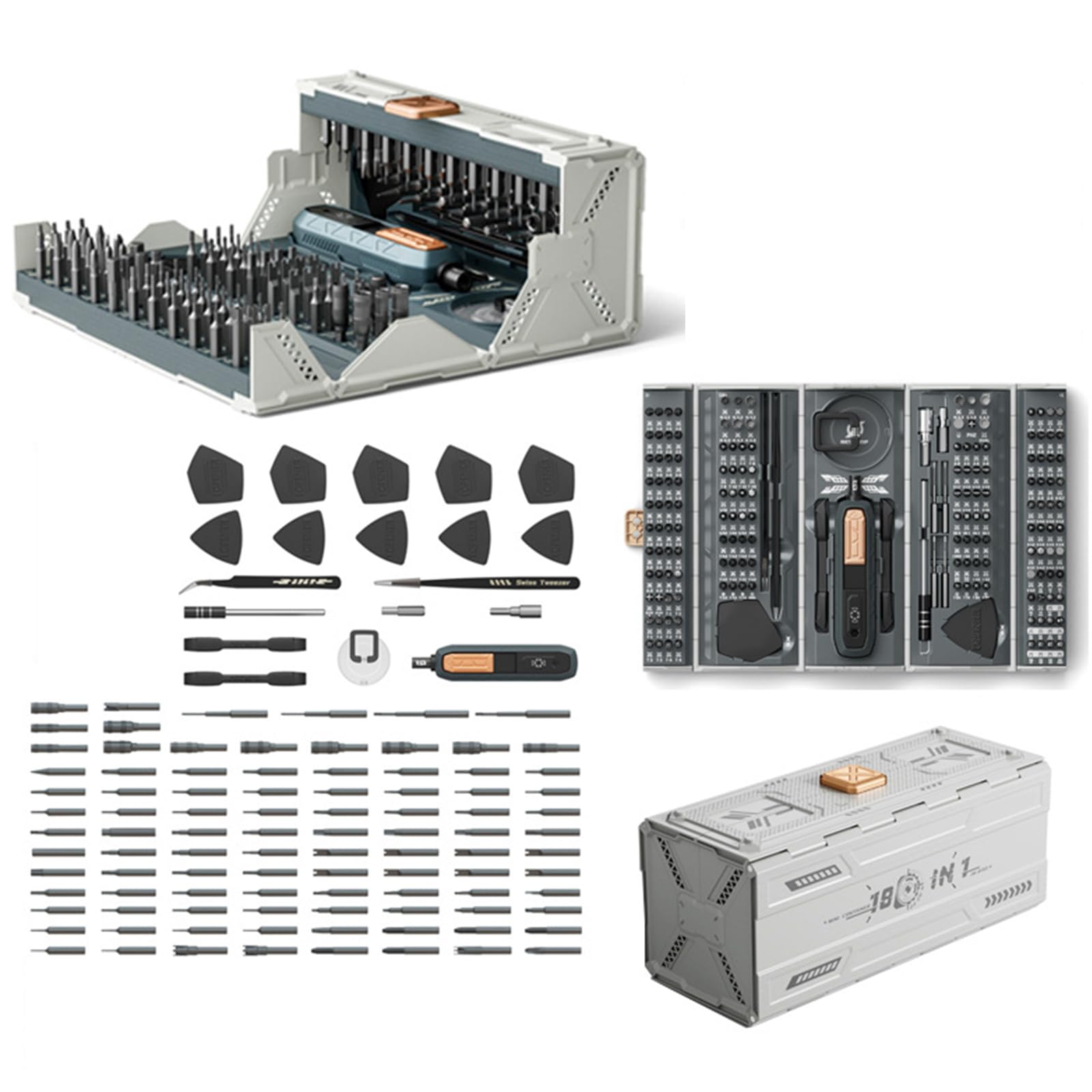 Set di cacciaviti magnetici, set di cacciaviti Torx, set di manutenzione per cellulare, tablet, laptop, PC, strumenti di riparazione elettronica, cacciaviti di precisione, set di strumenti elettronici