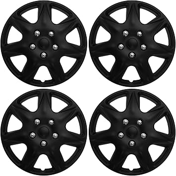 17 black hubcaps