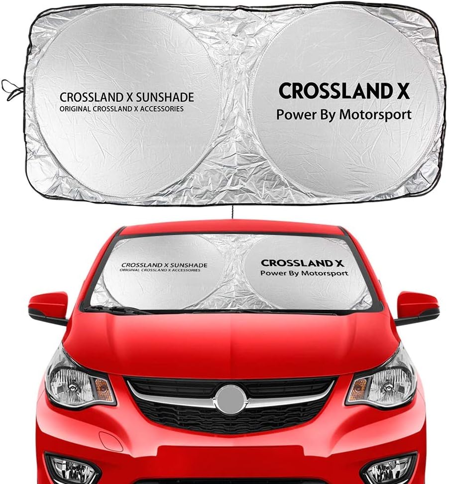 XDRE Car Side Window Sunshades Car Windshield Sunshades Sun Shade Covers Blocks compatible with Opel Adam Combo Corsa Crossland X Grandland Insignia Auto Accessories Mesh car shade