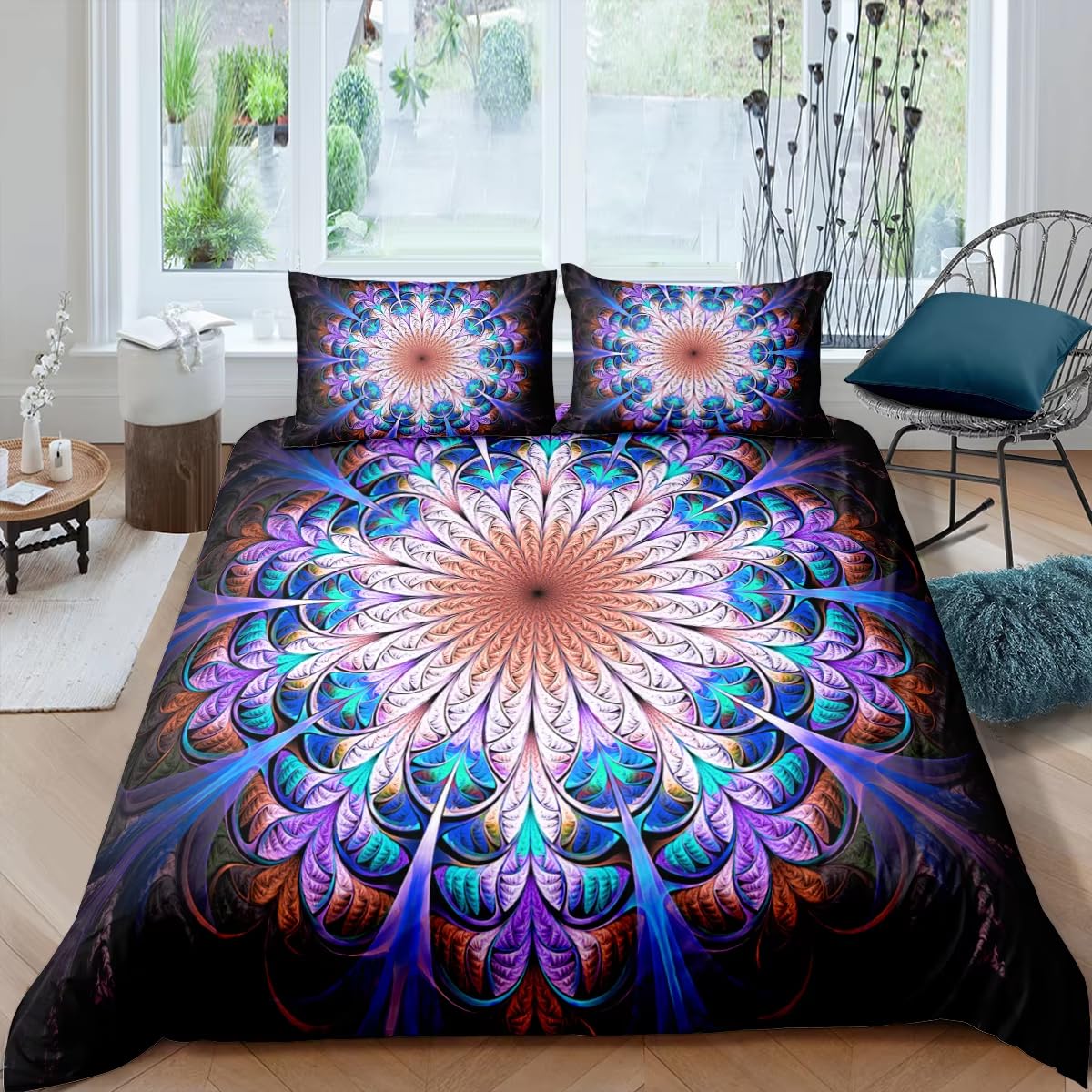 Pościel 155 x 220 cm, zestaw pościeli z zamkiem błyskawicznym, dla dzieci, młodzieży, miękka, oddychająca poszewka na kołdrę z mikrofibry + 2 poszewki na poduszkę 80 x 80 cm