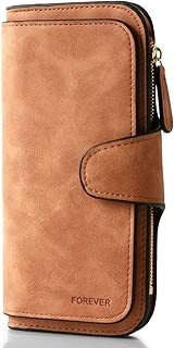 Women Purse Fashion PU Leather Cute Clutch Long Ladies Credit Card Holder Wallet Organizer For Female - Brown