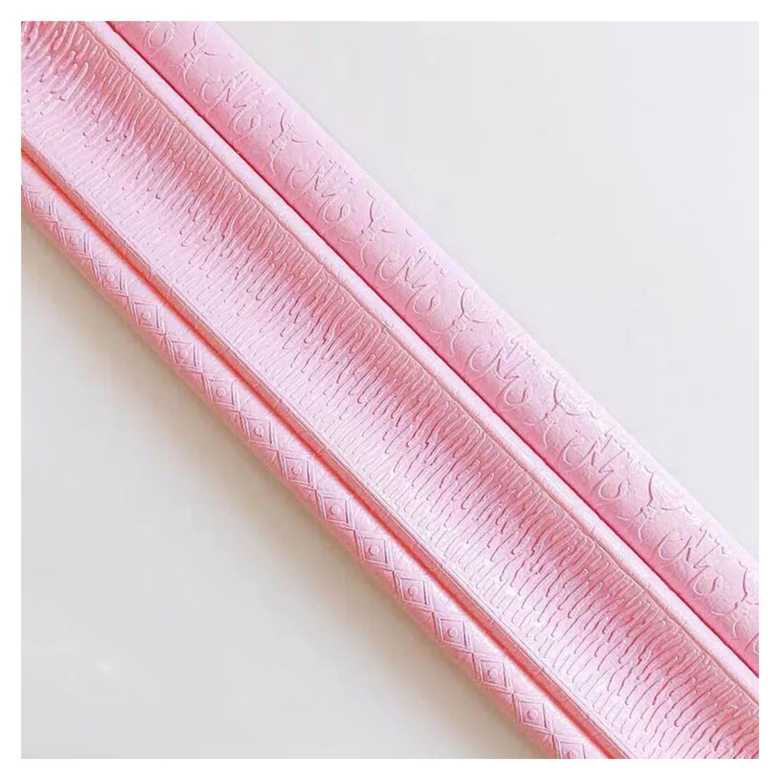 Peel and stick molding, Peel and Stick Wallpaper Border Stickers,skirting Board Trim, 3D Sticky Decorative Wall Borders Baseboard Length 2. Width 8cm PVC Cover Molding Flexible Caulk Strips(Pink)
