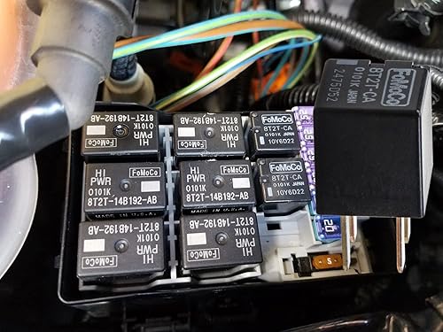 Miniatura 3 de Paquete de 2 8T2T-CA 8T2T-0101K-CA reemplazados 5L3Z-14N089-AA 8T2Z-14N089-C OEM Relé de potencia de altura 12VDC para Ford Varios modelos, Lincoln