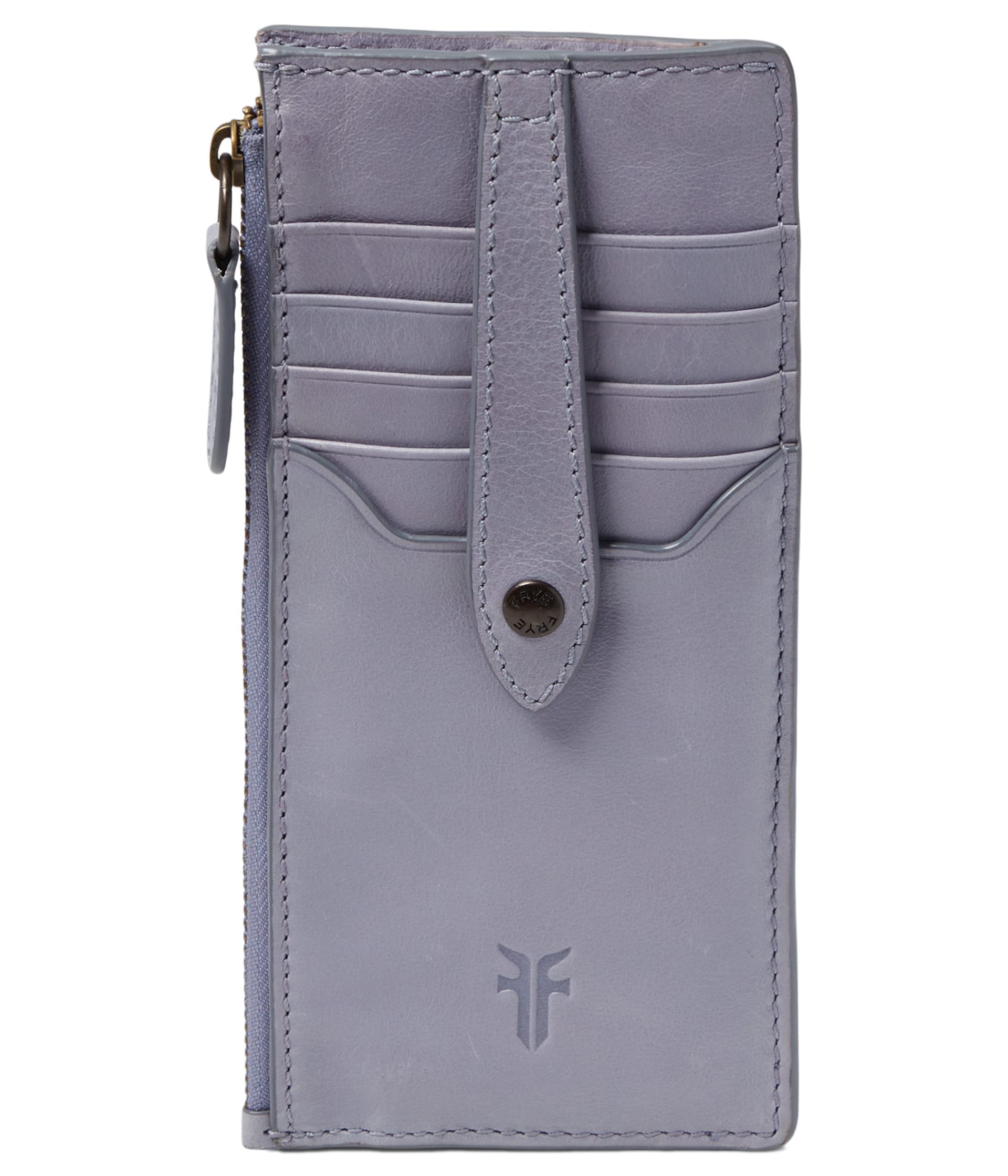 Frye Melissa Snap Card Wallet Lavender One Size